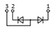 Esquema de conexión del módulo de diodos MD5-800