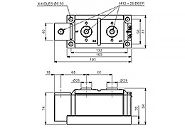 Esquema del módulo de Doble diodo