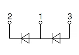 Circuito de módulo de diodo doble