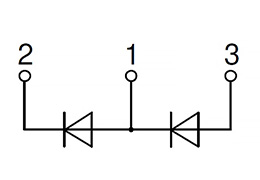Circuito de módulo de diodo doble