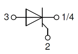 Circuito de módulo tiristor Única