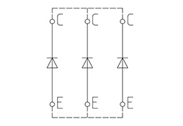 Topología del módulo IGBT DZ3600S17K3_B2