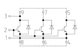 Topología del módulo IGBT FZ3600R17HP4