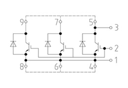 Topología del módulo IGBT FZ600R65KE3
