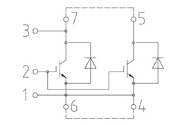Topología del módulo IGBT FZ1000R33HL3
