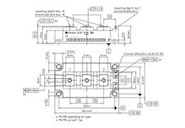 Módulo IGBT Paquete FF100R12KS4