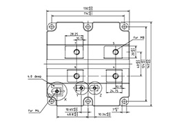 Módulo IGBT Paquete DD800S17H4_B2