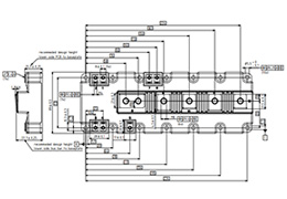 Módulo IGBT Paquete FF1400R12IP4