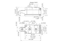 Módulo de diodo tiristor MT/D3-200-28-C1