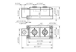 Módulo de diodo tiristor MT/D5-400-44-D
