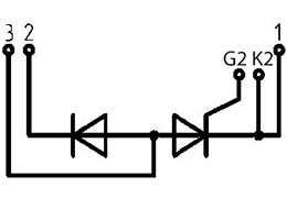 Módulo de diodo tiristor MD/T5-1000-12-D