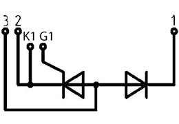 Módulo de diodo tiristor MT/D5-400-44-D