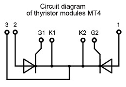 Diagrama de conexión de los módulos MT4-740-24-D