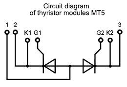 Diagrama de conexión de los módulos MT5-700-18-A2