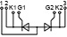 Esquema de conexión del módulo tiristor MT5-160