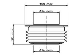 D73-800-08 Dimensiones
