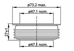 D95-3000-08 Dimensiones