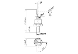 Tiristor SCR T32-20-08