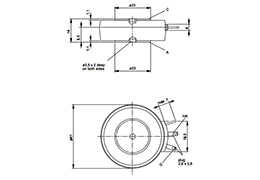 Thyristor T378N Outline