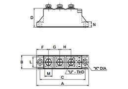 Módulo de diodo único CS410899C