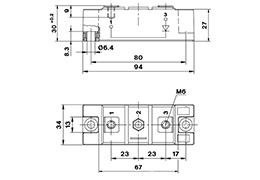 Módulo de diodo SKKE 310F12 Módulo de diodo SKKE 310F12