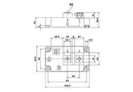 Módulo de diodo SKKE 330F17 Módulo de diodo SKKE 330F17