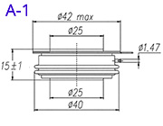 Dimensiones del tiristor