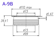 Dimensiones del tiristor