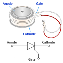 Polaridad del tiristor